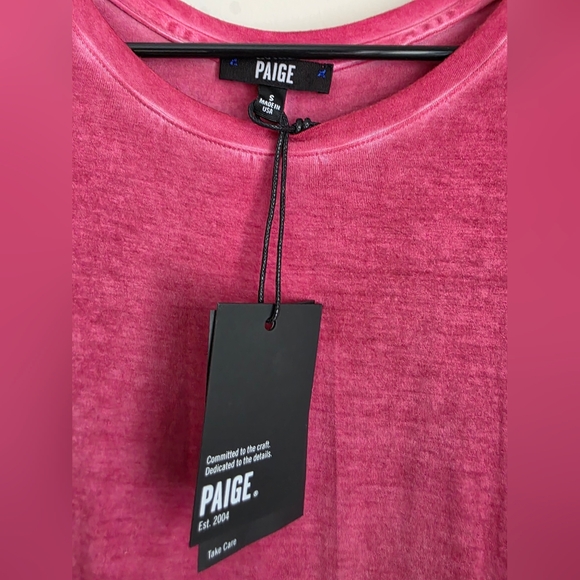 NWT PAIGE Georgina Vintage Rose Plum Tank Top - Size Small - Picture 5 of 11